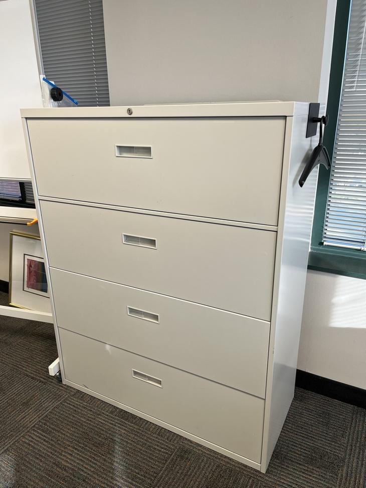 Lateral 5 Drawer File Cabinet (photo representation)