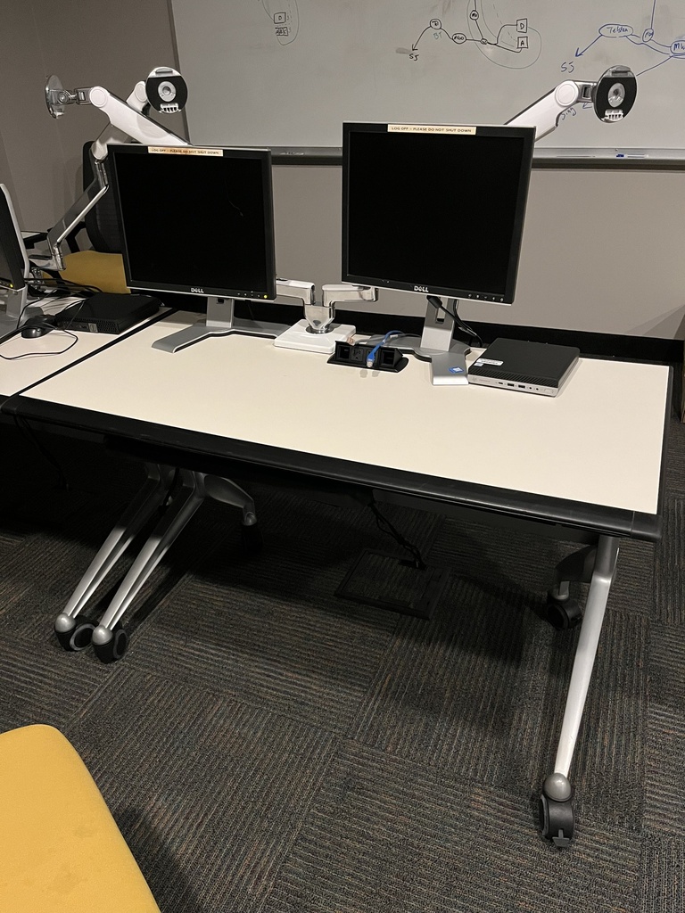 White Training Tables, 48x24"