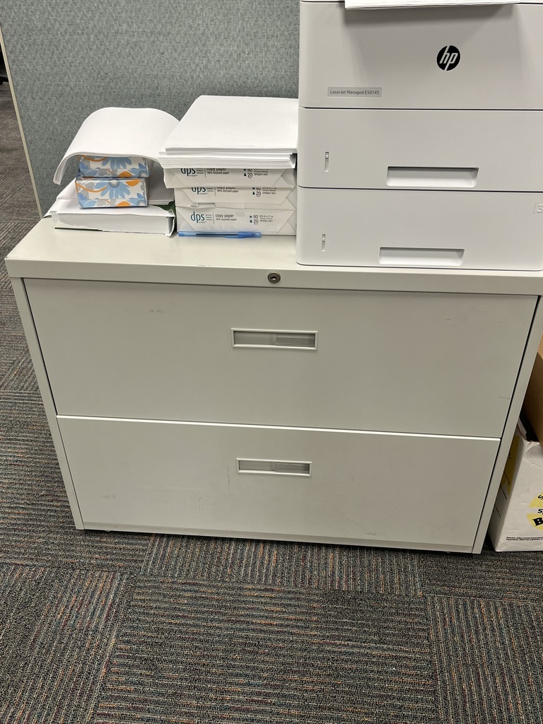 Metal Beige Lateral File Cbinet 