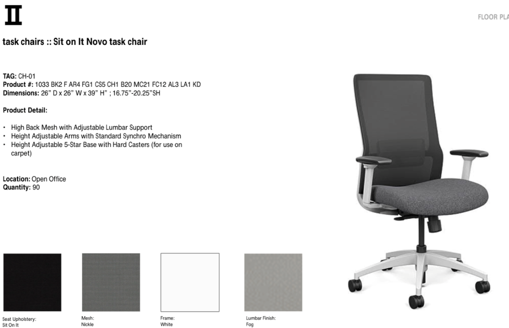 Novo Task Chairs