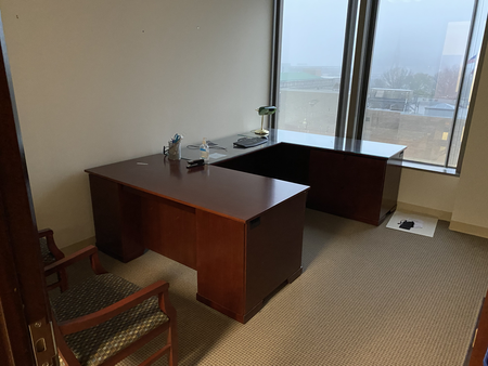 U Shape Wood Desk