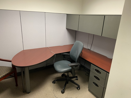 L Shape Wood Surfaces (Stations)