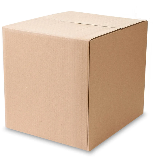 Box of paper dishware, coffee filters, and other misc. kitchen items
