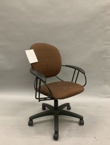Brown Steelcase Uno Chairs (item represented by image)