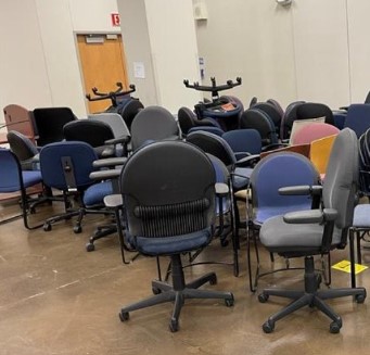 Various Rolling Task Chairs