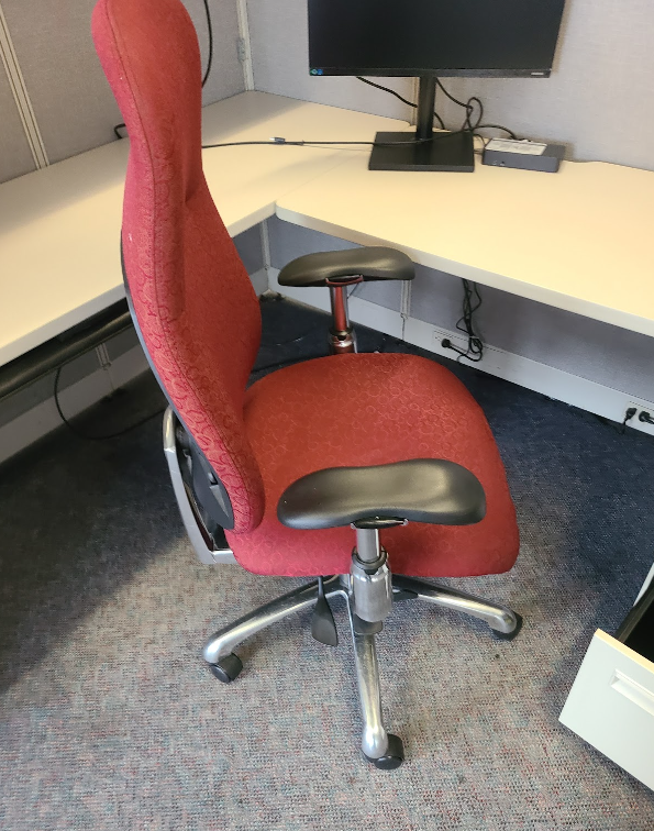 Chaise de travail - Rouge