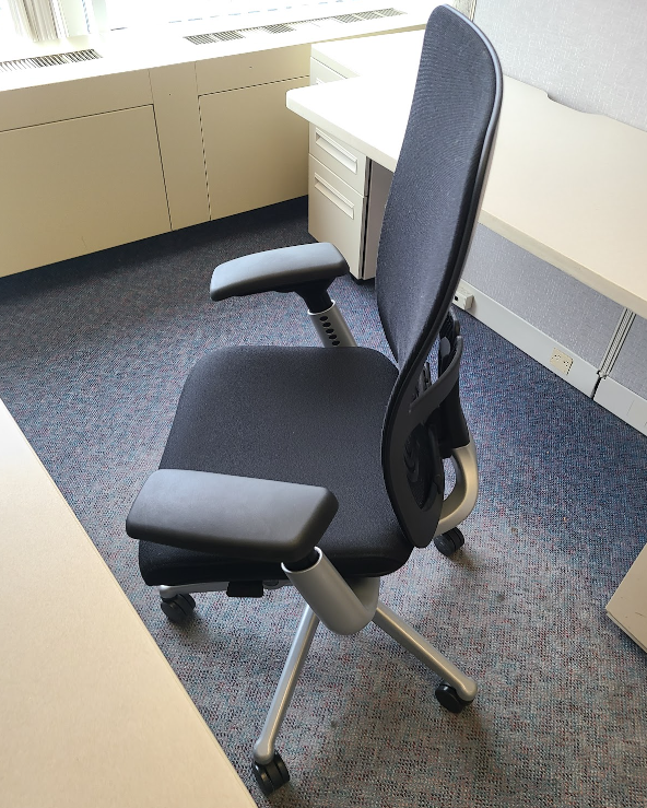  Chaise de travail - Noir