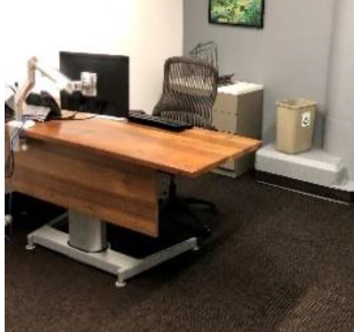 Wooden Airtouch Desk (sit-stand desk)