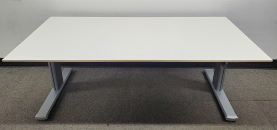72" steelcase crank- height adjustable desk