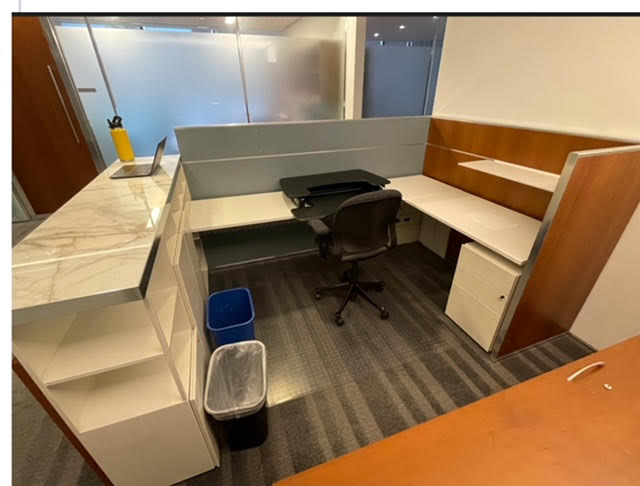 Reception Desk with Marble Top