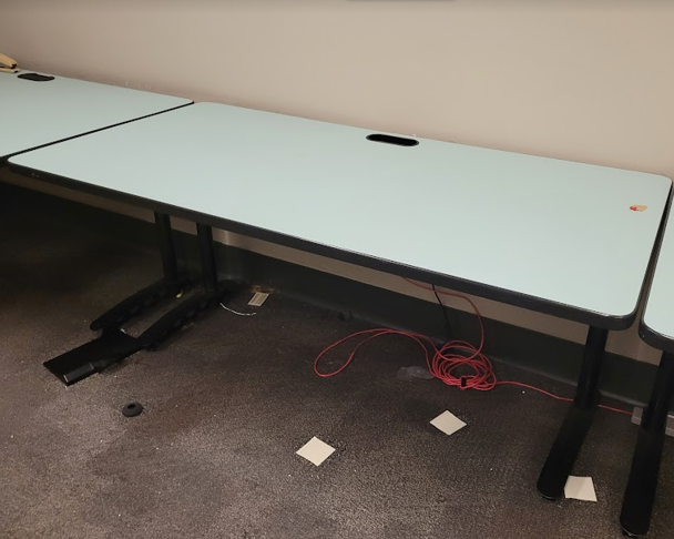 Green Table, 60 x 30 x 30"