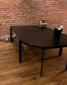 2-Piece Meeting Table, 55x83"
