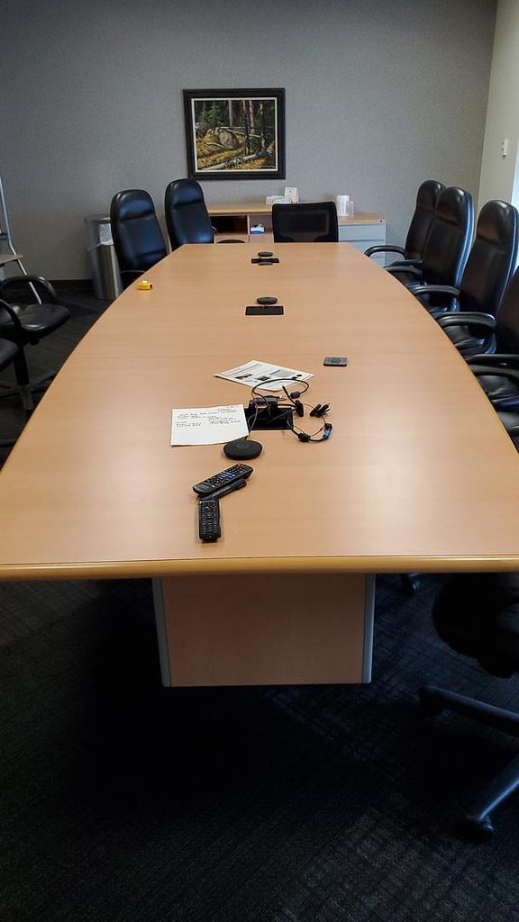 Boatshape Boardroom Table