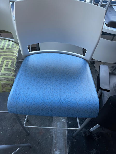 Blue Plastic Stool