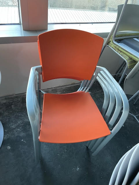 Plastic Orange Chair