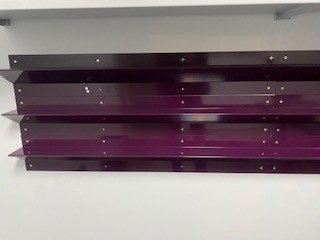 Shelf, purple, wall-mounted