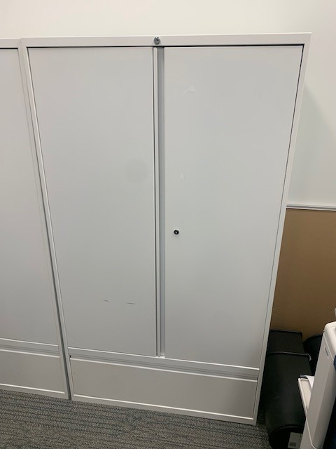 White 2 Door Cabinet