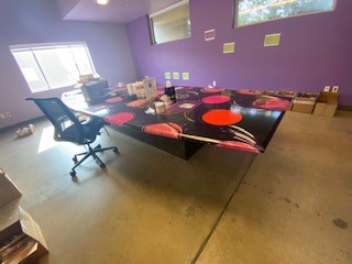 Conference Table, make-up product print