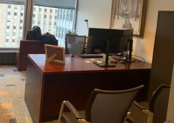 Bureau en forme de L