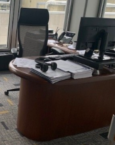 L-shape desk