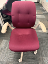 Steelcase Task Chair - red and white