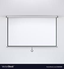 Hanging Projector Screen **photo representation**