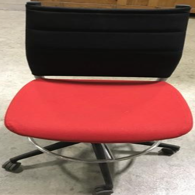 Orange and Black Task Chair