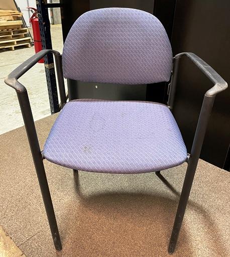 Global Blue Stacking Chair