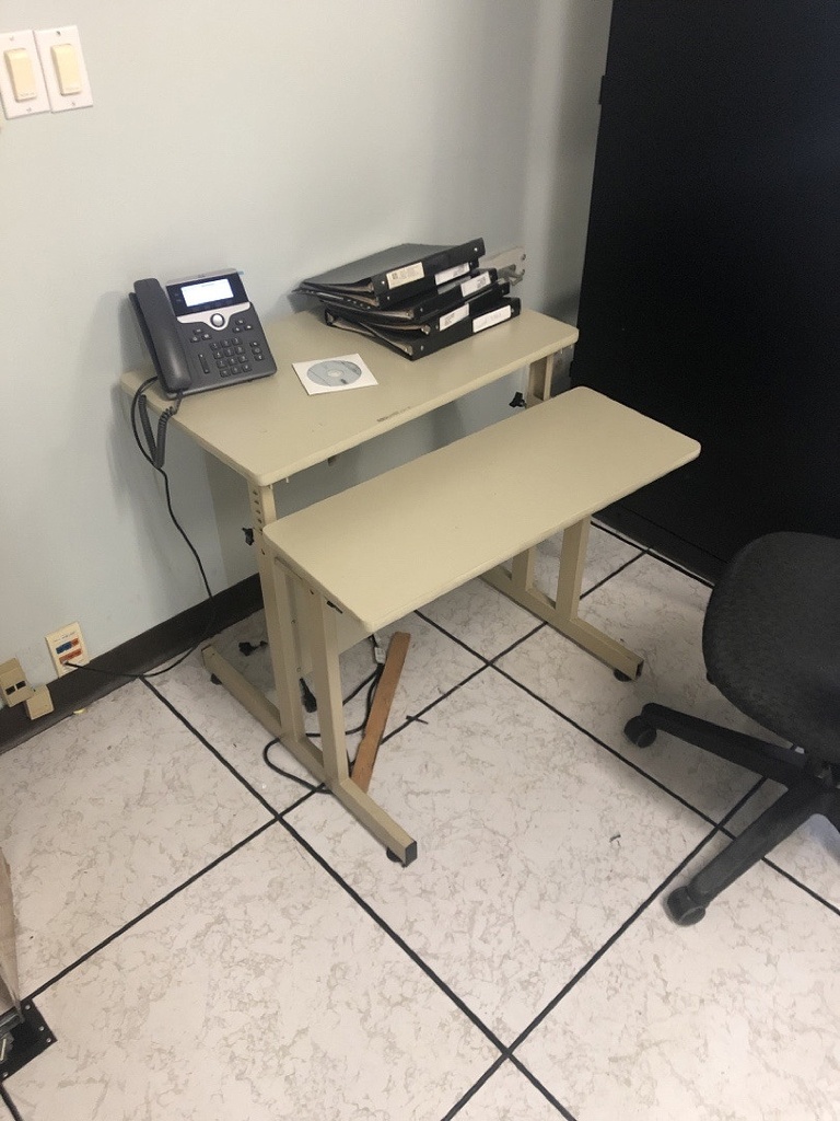 Desk 1Ped Drawer