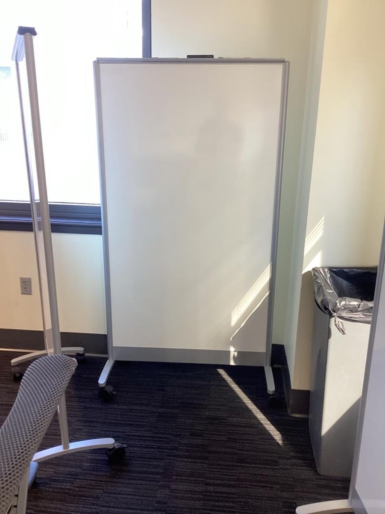 Rolling Whiteboard, Silver