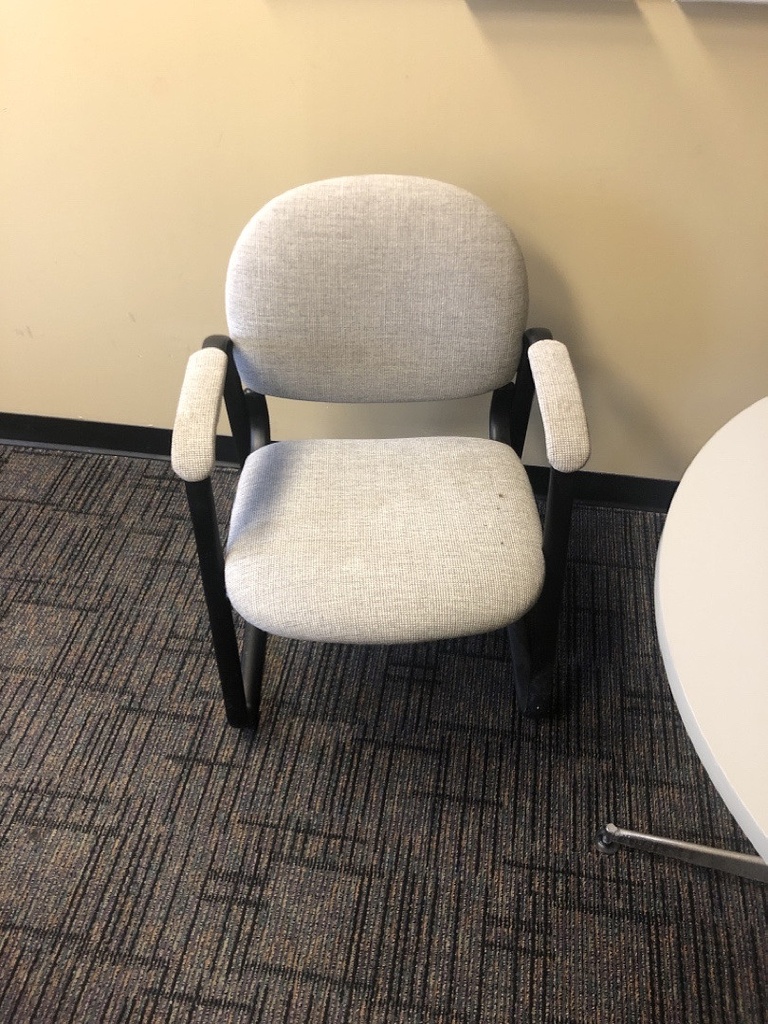 Guest Chair Wood, Upholstered 