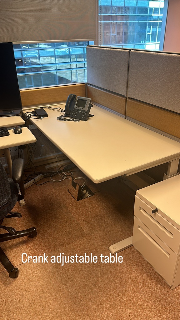 Crank Adjustable Table