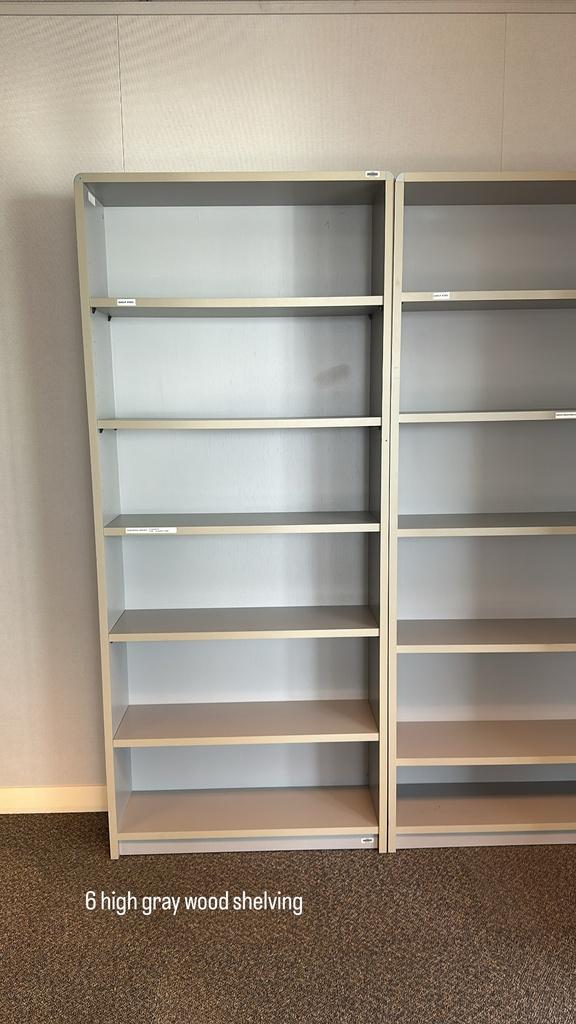 6H Grey Shelving