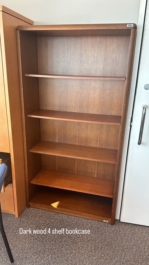 4H Dark Wood Bookshelf