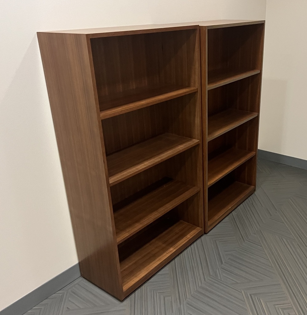 4-Shelf Wood Bookcase
