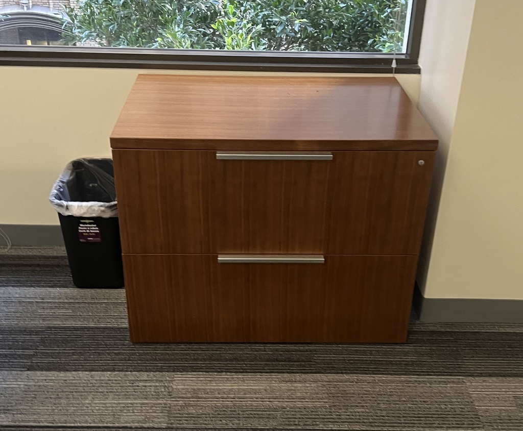 AllSteel 2-Drawer Wood Filing Cabinet