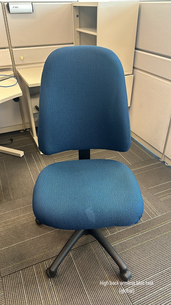 Blue task chair