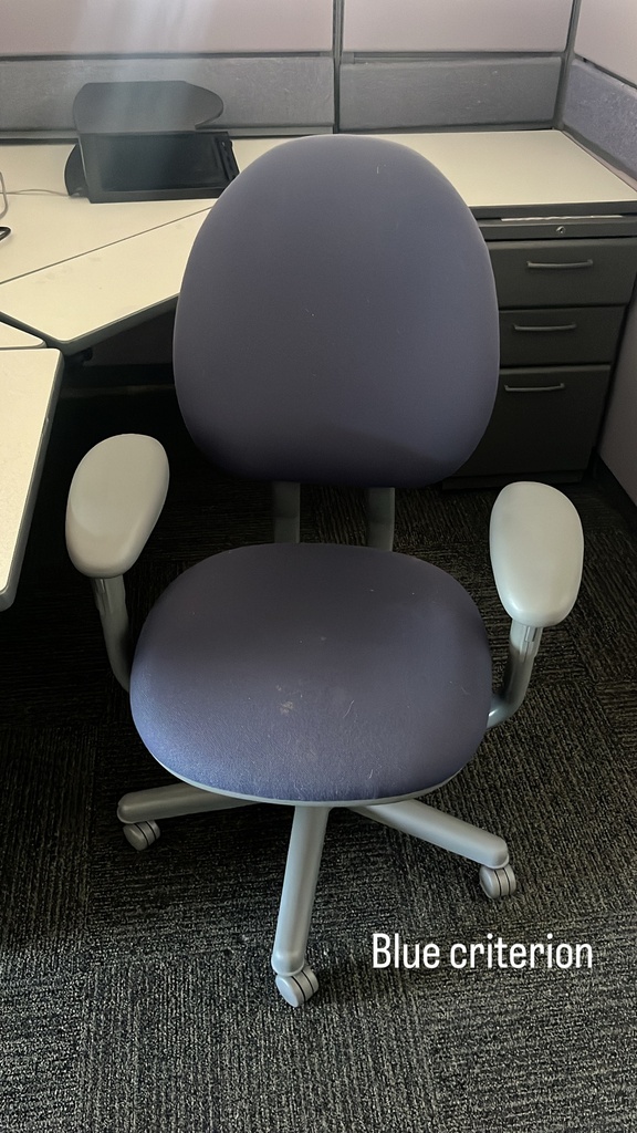 Bleu Chaise de travail Criterion Steelcase