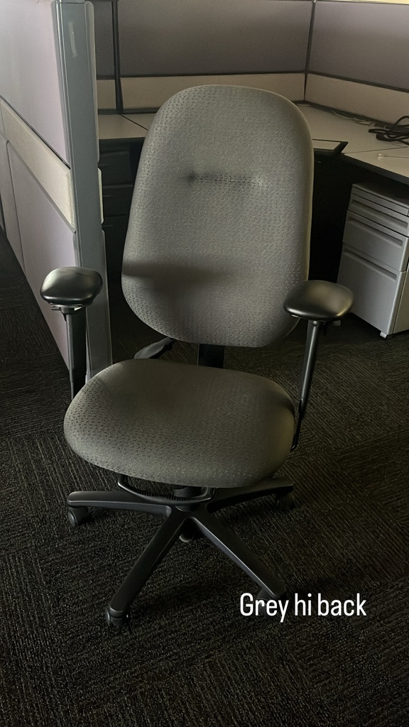 Chaise de travail Ergocentric grise