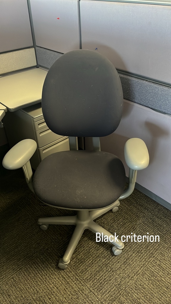 Chaise de travail Criterion noire Steelcase