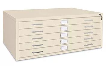 Metal map cabinet (photo representation)