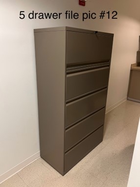 5-Drawer File Cabinet