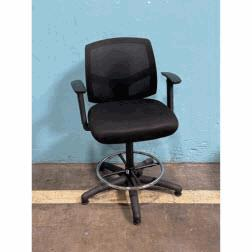 H5498 - Work Stool w/ Up &amp; Down Arms (24-34H)