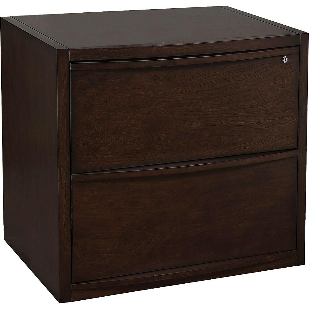 Brown 30"w 2 Drawer Lateral Filing Cabinet (item represented by image)