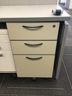 3 Drawer Storage Pedestal (15Lx27Hx18P)