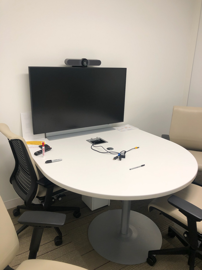 80"x60" White Conference Table - Bullet