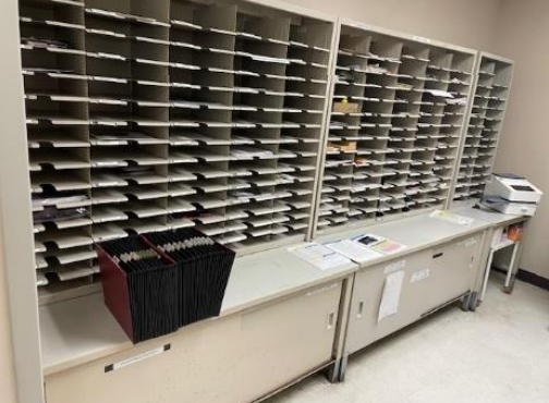 Mail Shelf/Cabinet Unit