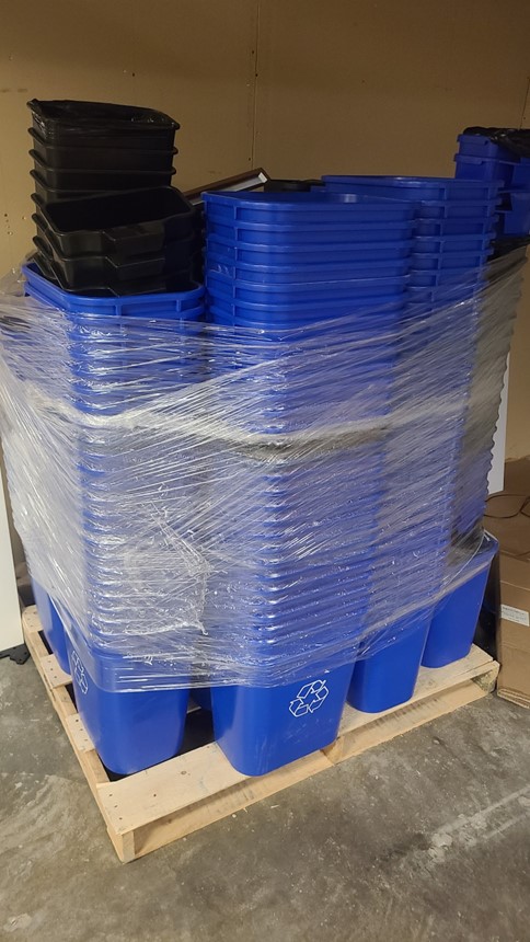 Bacs de recyclage