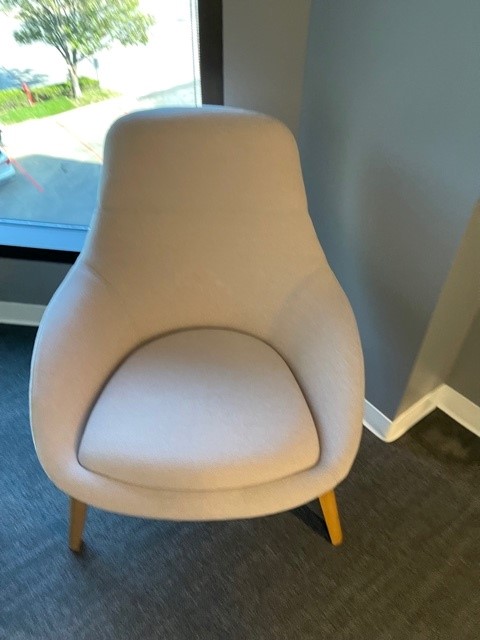 Beige Lounge Chair