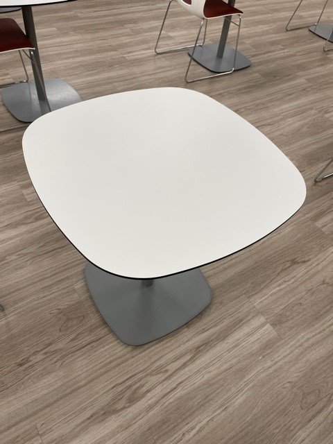 Steelcase White Café Table (3')